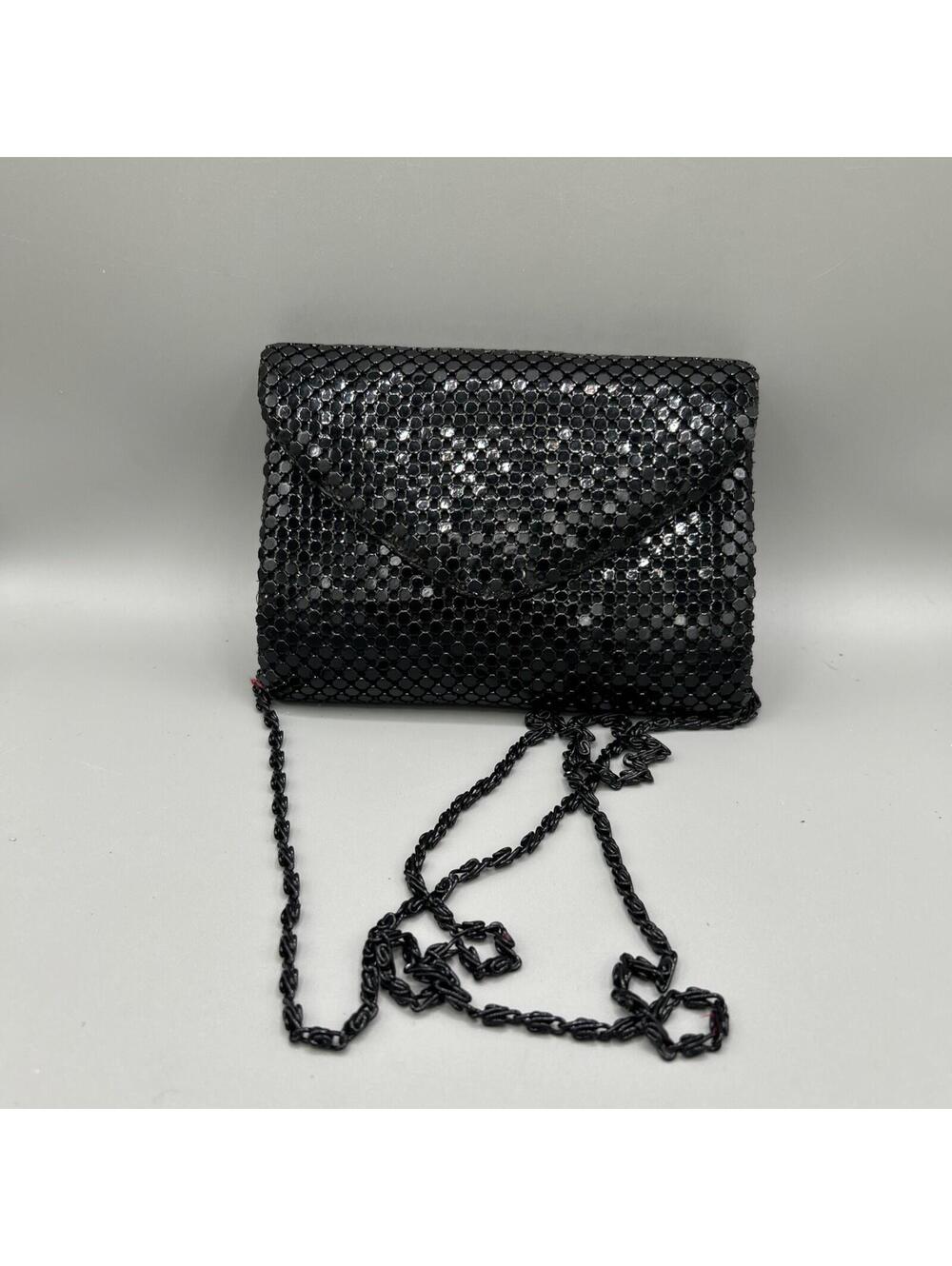 Another Y&S Original Black Mesh Metal Crossbody Wallet